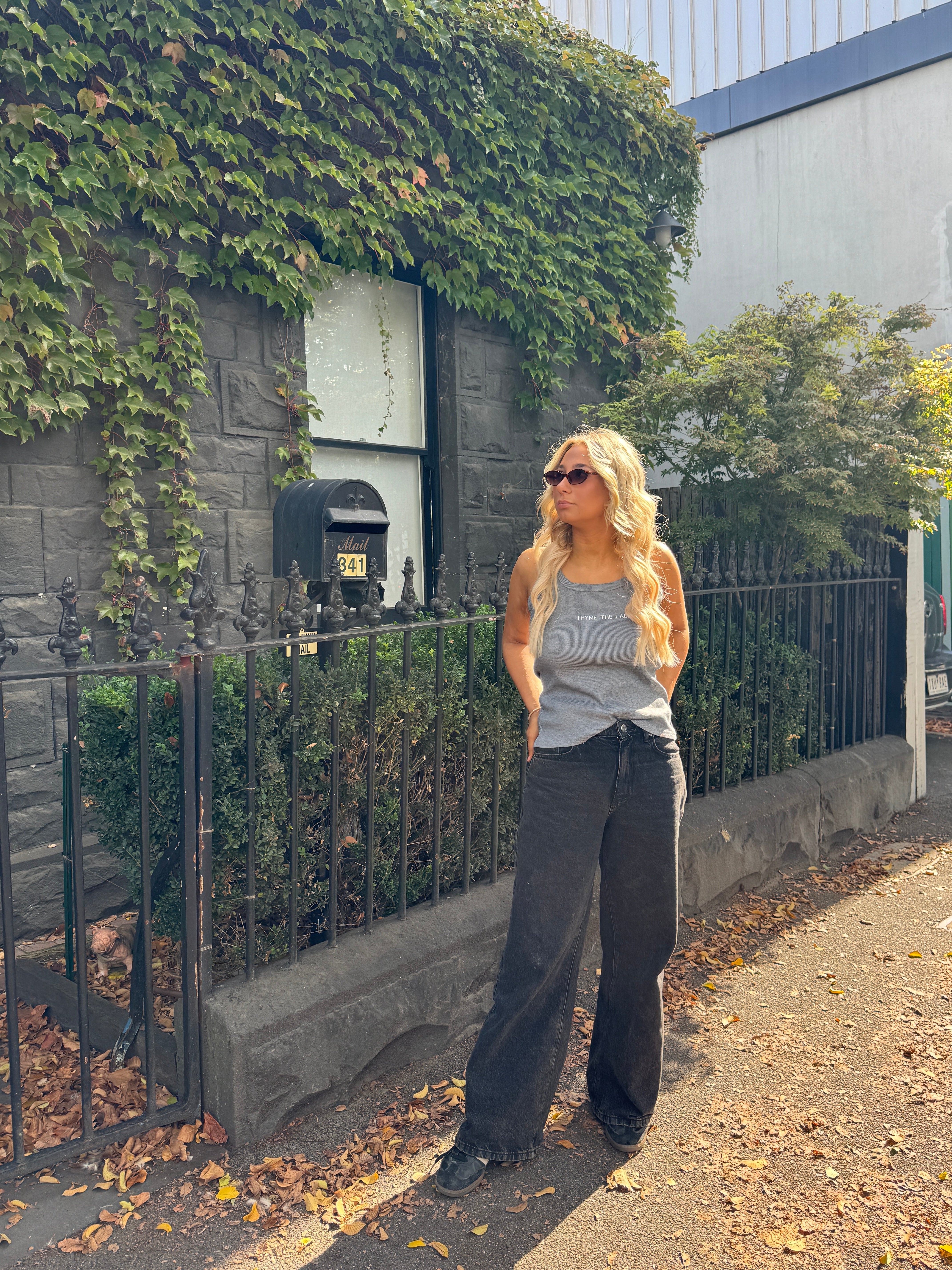 Muse Tank (Grey) – T H Y M E